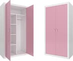 Stijlvolle Kinderkast Wit/Roze | MDF | Scherpe Prijs, Huis en Inrichting, Kasten | Kledingkasten, Nieuw, Modern, 50 tot 100 cm