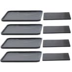 Set anti-slip bodems en schuimplaatjes ZWART, Ophalen of Verzenden, Nieuw