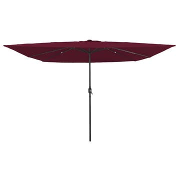 vidaXL Tuinparasol Bordeaux Rood 295 x 295 x 245 cm, Verzenden, Nieuw, 2 tot 3 meter