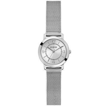 Guess Dames Horloge GW0666L1 Staal Quartz met Meshband, Verzenden, Nieuw