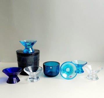 Iittala, Nuutajärvi-Notsjö - Oiva Toikka - Kandelaar Kartio,