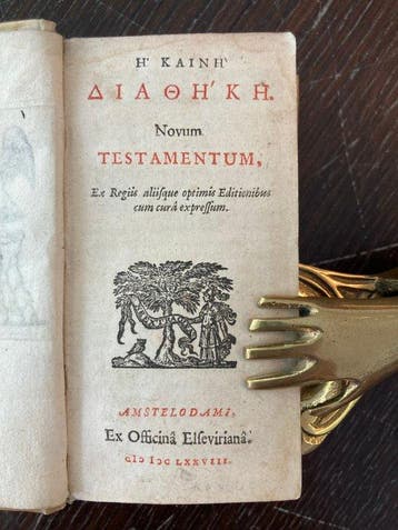 Elzeveriana - Novum Testamentum, ex regiis aliisque optimis