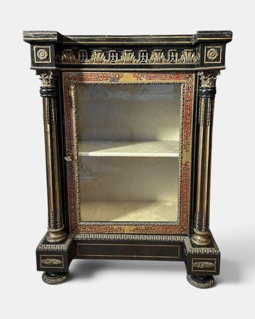 Credenza - Hout, Brons, Messing, Antiek en Kunst
