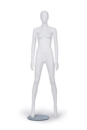 Faceless etalagepop dame wit GAGA03-MW EX RENTAL