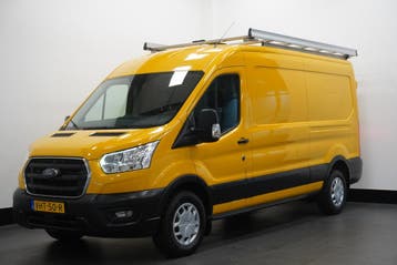 Ford Transit 2.0 TDCI 130PK L3H2 EURO 6, Gebruikt, Lederen bekleding, Ford, Onderhoudsboekje