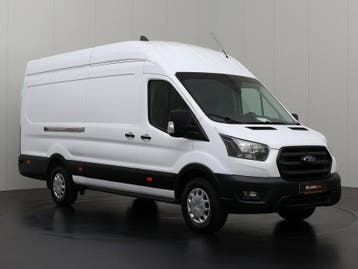 Ford Transit 2.0TDCi 170PK L4H3 Jumbo, Stof, Gebruikt, Euro 6, Wit