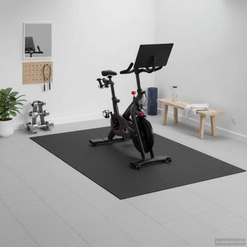 vidaXL Sportbeschermmat Zwart 243 x 152 x 0,6 cm, Sport en Fitness, Verzenden, Nieuw
