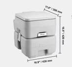 Draagbaar Camping Toilet Met Drukspoeling En Tank, Verzenden, Nieuw