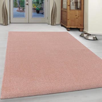 Laagpolig Vloerkleed | Ata | Uni | Rosé | 120x170 cm, Verzenden, Nieuw