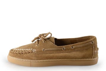 Manfield Bootschoenen in maat 40 Beige, Verzenden, Beige, Zo goed als nieuw, Manfield