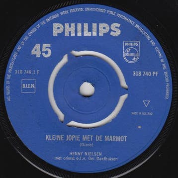 vinyl single 7 inch - Henny Nielsen - Kleine Jopie Met De..., Verzenden, Zo goed als nieuw, 7 inch, Pop