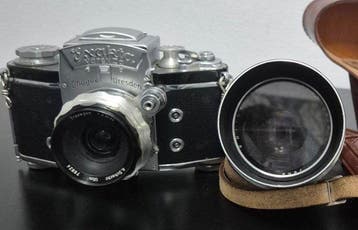 Exakta Varex + Carl Zeiss Jena Biotar 75mm f/1.5 (**READ**)+, Nieuw