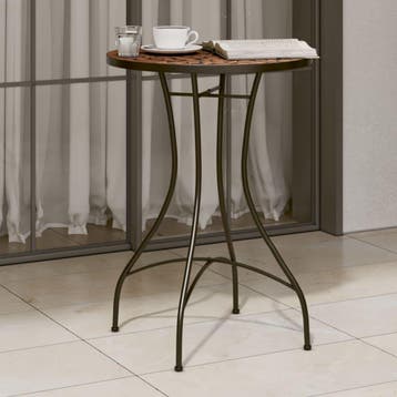 vidaXL Bistrotafel mozaïek Ø50x70 cm keramiek, Verzenden, Nieuw