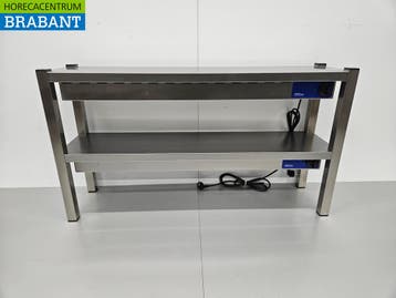 RVS Dubbele Warmtebrug Warmhoudbrug Verwarmde Etagere, Ophalen of Verzenden, Nieuw in verpakking