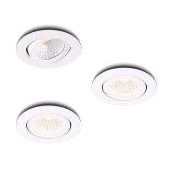 Ledisons LED-inbouwspot Lumino wit dimbaar IP54, Huis en Inrichting, Lampen | Spots, Ophalen of Verzenden, Nieuw
