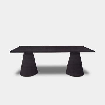 Tafel Boomstam Eikenhout  Set Kegelpoot  300x100, Huis en Inrichting, Tafels | Eettafels, Nieuw