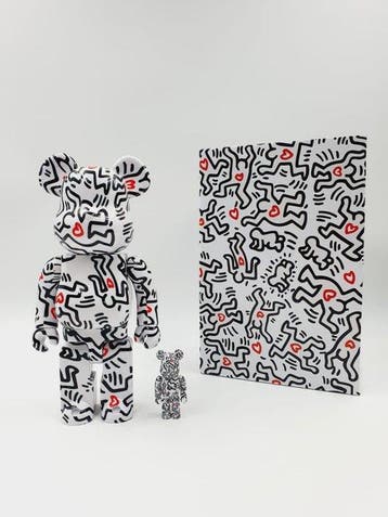 Keith Haring X Medicom Toy - Be@rbrick Keith Haring V8 400%, Antiek en Kunst, Kunst | Designobjecten