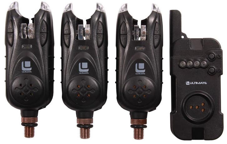 Ultimate Eonic Bite Alarm Beetmelder Set 3+1, Watersport en Boten, Hengelsport | Algemeen, Overige typen, Nieuw, Verzenden