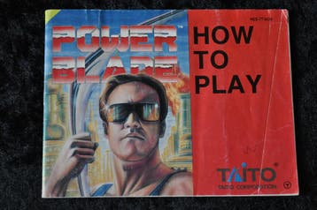 Power Blade Nintendo NES Manual NES-7T-SCN, Verzenden, Nieuw