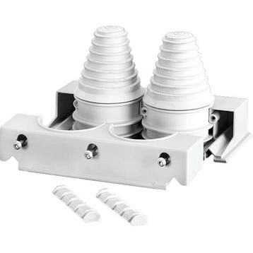 Hensel Enystar kabeldoorvoer muurflens 2X 30-72mm - FP FG, Verzenden, Nieuw, Overige typen