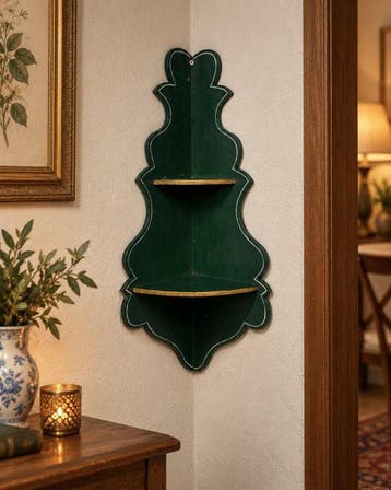 Wandtafel - Hout - Houten hoekconsole