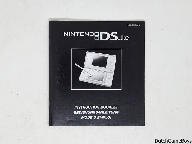 Instruction Booklet - Nintendo DS Lite - EUR, Boeken, Overige Boeken, Verzenden
