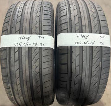 2x 225-45-17 Hifly Zomer 2x 5mm €50 Per Band 225 45 17, Auto-onderdelen, Ophalen, Gebruikt, 17 inch, Band(en)