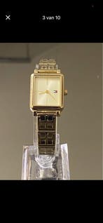 Tommy Hilfiger Dames - Goudkleurig Vierkant Design, Staal, Gebruikt, Staal, Verzenden