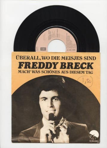 Freddy Breck – Überall, Wo Die Meisjes Sind / Mach Was Schö, Cd's en Dvd's, Vinyl Singles, Ophalen of Verzenden, Nieuw in verpakking