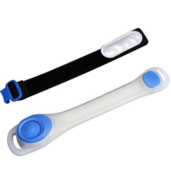 Hardloop verlichting voor arm en been - Blauw, Sport en Fitness, Loopsport en Atletiek, Hardlopen, Overige typen, Nieuw, Overige merken