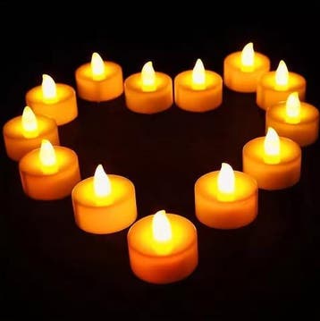 LED Theelicht Kaarsen Vlamloos op Batterij voor Decoratie, Verzenden, Nieuw
