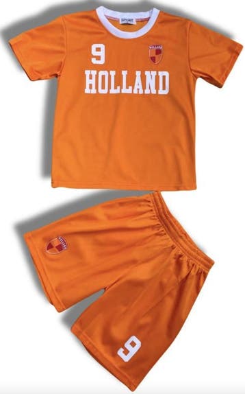Holland voetbal trainingsset | Jersey set Oranje, Verzenden, Nieuw, Overige maten