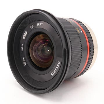 Samyang 12mm F/2.0 NCS CS Micro 4/3, Audio, Tv en Foto, Fotografie | Lenzen en Objectieven, Verzenden, Gebruikt