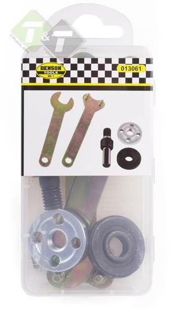 Haakse Slijper Accessoires Set - Slijptol Onderdelen 5 Dlg -, Ophalen of Verzenden, Nieuw