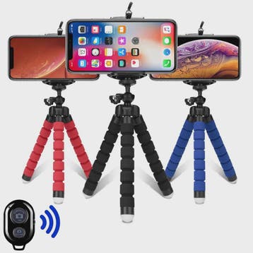 Flexibele Octopus Tripod voor Smartphone & Camera met Afstan, Verzenden, Nieuw