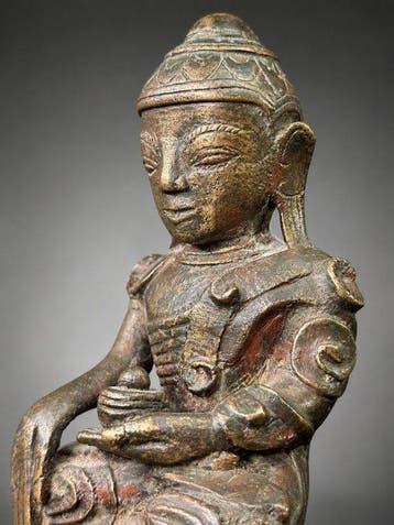 Lotus Buddha - Beeld - Myanmar/Birma