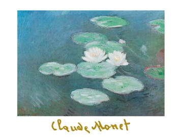 Kunstdruk Claude Monet - Ninfee nella luce 80x60cm, Verzenden, Nieuw