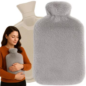 Ruhhy warmwaterkruik 3,5L – zachte pluche hoes, langdurig., Ophalen of Verzenden, Nieuw