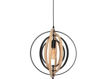 Anne Lighting Muoversi - hanglamp - beukenhout - Ø 45cm -, Huis en Inrichting, Verzenden, Nieuw