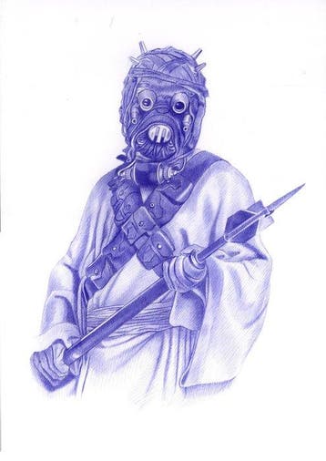 Miguel Ángel Alfaro Rey - TUSKEN RAIDER - STAR WARS, Verzamelen, Nieuw
