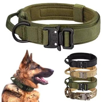 Tactische Nylon Hondenhalsband – Metalen Gesp, Ademend, Dieren en Toebehoren, Verzenden, Nieuw