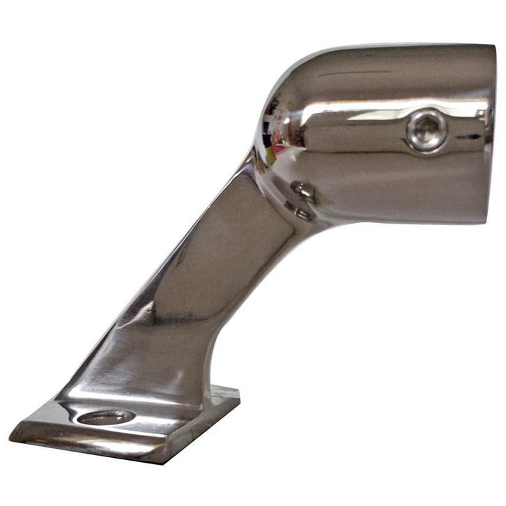 Railinghouder Eindstuk 22mm 60 graden Hoog Rvs, Watersport en Boten, Bootonderdelen, Ophalen of Verzenden