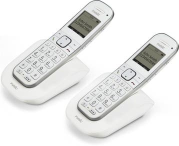 Huistelefoon senioren - Senioren telefoon - Vaste lijn - Wit, Verzenden, Zo goed als nieuw