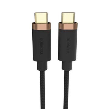 Motorola oplaadkabel | USB C  USB C  | Duracell | 1 meter, Verzenden, Nieuw