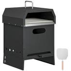 3-in-1 Buiten Pizzaoven Houtgestookte Pizza Oven 2 Niveau Ov, Tuin en Terras, Planten | Bomen, Verzenden