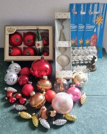 Kerstballen (30) - Verzameling vintage kerstversiering &, Nieuw