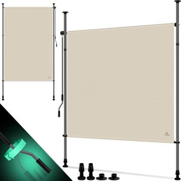 Klemluifel - Balkon luifel - Verticale luifel - 120x310 cm -, Verzenden, Zo goed als nieuw