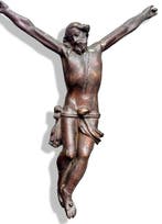 Antiek Kruis - Hout - 1850-1900 - Corpus Christi - 30 cm