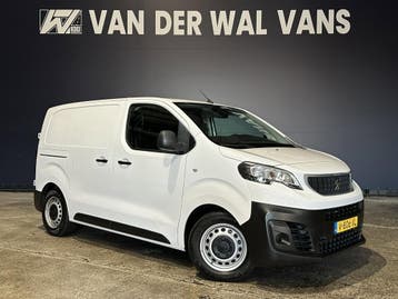 Peugeot Expert 1.6 BlueHDI L1H1 Inrichting Dubbele vloer Eur, Gebruikt, Leder en Stof, Wit, Dealer onderhouden