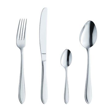 Tafellepels | PUNT FILET | RVS | 12 Stuks | Lengte 210mm, Verzenden, Nieuw in verpakking